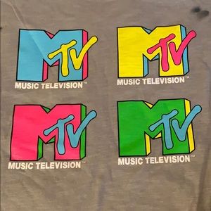 MTV long sleeve tie dye T-shirt